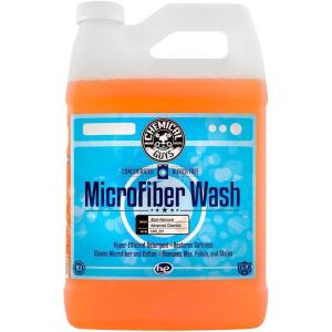 imageChemical Guys Microfiber Cleaning Cloth and Car Wash Towel Detergent  Concentrated Cleaner for Towels Drying Cloths and Pads  Removes Dirt Wax Grease Stains Orange Scent  128 oz128 Fl Oz Pack of 1