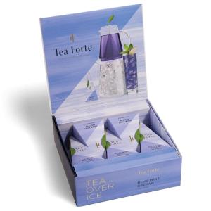 imageTea Forte Iced Ceylon Gold Tea Over Ice PitcherSize Iced Black Infusers 5 Count Pack of 1Blue Mint Nectar