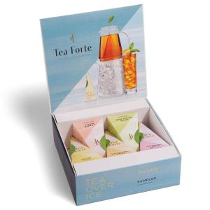 imageTea Forte Iced Ceylon Gold Tea Over Ice PitcherSize Iced Black Infusers 5 Count Pack of 1Sampler