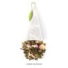 imageTea Forte Green Tea Assortment Petite Presentation Box Tea Sampler Gift Set with 10 Handcrafted Pyramid Tea InfusersCherry Blossom