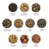imageTea Forte Green Tea Assortment Petite Presentation Box Tea Sampler Gift Set with 10 Handcrafted Pyramid Tea InfusersJubilee