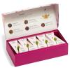 imageTea Forte Green Tea Assortment Petite Presentation Box Tea Sampler Gift Set with 10 Handcrafted Pyramid Tea InfusersMariposa