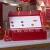 imageTea Forte Green Tea Assortment Petite Presentation Box Tea Sampler Gift Set with 10 Handcrafted Pyramid Tea InfusersWarming Joy  Holiday