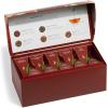 imageTea Forte Presentation Box Tea Sampler Gift Set 20 Assorted Variety Handcrafted Pyramid Tea Infuser Bags GreenWarming Joy  Holiday