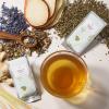 imageTea Forte Single Steeps Loose Leaf Green Tea Sampler Assorted Variety Tea Box Single Serve Pouches 15 Count Pack of 1Lotus