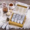 imageTea Forte Single Steeps Loose Leaf Green Tea Sampler Assorted Variety Tea Box Single Serve Pouches 15 Count Pack of 1Winter Chalet