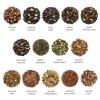 imageTea Forte Single Steeps Loose Leaf Green Tea Sampler Assorted Variety Tea Box Single Serve Pouches 15 Count Pack of 1Winter Chalet