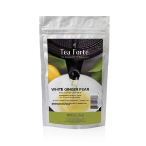 imageTea Forte Jasmine Green Loose Bulk Tea 1 Pound Pouch Organic Green Tea Tea Makes 160170 CupsWhite Ginger Pear