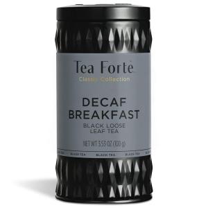 imageTea Forte Organic Herbal Tea Makes 3550 Cups 212 Ounce Loose Leaf Tea Canister Belgian MintDecaf Breakfast