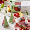 imageTea Forte Fleur Organic Premium Tea Assortment Petite Presentation Box Tea Sampler Gift Set with 10 Handcrafted Pyramid Tea Infusers 2 of Each Blend