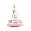 imageTea Forte Jardin 3Piece Tea Gift Set with Pink Cafe Cup with Lid Tea Tray and 10 Assorted 2 of Each Variety Organic Handcrafted Pyramid Infuser Tea BagsMariposa