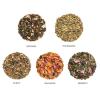 imageTea Forte Jardin 3Piece Tea Gift Set with Pink Cafe Cup with Lid Tea Tray and 10 Assorted 2 of Each Variety Organic Handcrafted Pyramid Infuser Tea BagsWellbeing