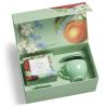 imageTea Forte Jardin 3Piece Tea Gift Set with Pink Cafe Cup with Lid Tea Tray and 10 Assorted 2 of Each Variety Organic Handcrafted Pyramid Infuser Tea BagsFleur