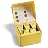 imageTea Forte Jardin 3Piece Tea Gift Set with Pink Cafe Cup with Lid Tea Tray and 10 Assorted 2 of Each Variety Organic Handcrafted Pyramid Infuser Tea BagsSoleil