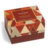 imageTea Forte Jardin 3Piece Tea Gift Set with Pink Cafe Cup with Lid Tea Tray and 10 Assorted 2 of Each Variety Organic Handcrafted Pyramid Infuser Tea BagsWarming Joy  Holiday