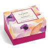 imageTea Forte Jardin 3Piece Tea Gift Set with Pink Cafe Cup with Lid Tea Tray and 10 Assorted 2 of Each Variety Organic Handcrafted Pyramid Infuser Tea BagsMariposa