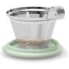imageTea Forte Lotus Kati Steeping Cup 12oz Ceramic Tea Infuser Mug with Lid for Steeping Loose Leaf Tea Tea Infuser Cup for Tea Lovers Tea GiftsFleur