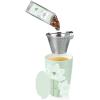 imageTea Forte Lotus Kati Steeping Cup 12oz Ceramic Tea Infuser Mug with Lid for Steeping Loose Leaf Tea Tea Infuser Cup for Tea Lovers Tea GiftsLotus