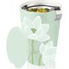 imageTea Forte Lotus Kati Steeping Cup 12oz Ceramic Tea Infuser Mug with Lid for Steeping Loose Leaf Tea Tea Infuser Cup for Tea Lovers Tea GiftsLotus