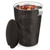 imageTea Forte Single Steeps Starter Set  World of Teas  Kati Cup Noir Tea Gift Set with Loose Tea and Ceramic Infuser Cup 12oz
