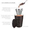 imageTea Forte Single Steeps Starter Set  World of Teas  Kati Cup Noir Tea Gift Set with Loose Tea and Ceramic Infuser Cup 12oz