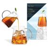 imageTea Forte Tea Over Ice Steeping Pitcher  Tea Infuser Blends Raspberry Nectar Pitcher Sized Ice Tea Infusers 5pk  Glass Serving ampamp Brewing Pitcher Set for Flash Chilled Ice Tea