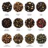 imageTea Forte Winter Chalet Mini Advent Calendar 12 Days of Cozy Holiday Tea Gift Set of 12 Infuser Tea Bags with Numbered Doors Variety Pack of Assorted Premium Loose Leaf Tea BagsWarming Joy  Assorted