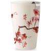 imageTea Forte Lotus Kati Steeping Cup 12oz Ceramic Tea Infuser Mug with Lid for Steeping Loose Leaf Tea Tea Infuser Cup for Tea Lovers Tea GiftsCherry Blossoms