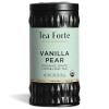 imageTea Forte Strawberry Hibiscus Oolong Tea with Organic Hibiscus and Fruit Loose Leaf Tea Tin 44 oz CanisterVanilla Pear