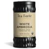 imageTea Forte Strawberry Hibiscus Oolong Tea with Organic Hibiscus and Fruit Loose Leaf Tea Tin 44 oz CanisterWhite Ambrosia