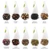 imageTea Forte Tea Chest with 40 Handcrafted Pyramid Tea Infusers  Warming Joy Plaid