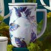 imageTea Forte Demoiselle Fiore Ceramic 14 ounce Tea Mug with Infuser and Lid Ceramic Cup with Handle for Steeping Loose Leaf Teas Dishwasher ampamp Microwave SafeDemoiselle