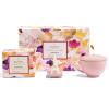imageTea Forte Demoiselle 3Piece Premium Tea Gift Set with Indigo Cafe Cup and Lid Tea Tray and 10 Count Mini Presentation Box 2 of Each Variety Handcrafted Pyramid Infuser Tea BagsMariposa