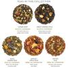 imageTea Forte Warming Joy Hoilday Premium Single Steeps Loose Leaf Tea Gift Set Sampler 15 Count 3 of Each Assorted Blends PrePortioned Single Serve Pouches Steeps 12 oz