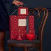 imageTea Forte Warming Joy Holiday 3Piece Premium Tea Gift Set with Red Cafe Cup and Lid Tea Tray and 10 Count Mini Presentation Box 2 of Each Blend Handcrafted Pyramid Infuser Tea Bags
