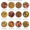 imageTea Forte Warming Joy Holiday Premium Assorted Tea Advent Calendar Gift Set of 24 Individually Wrapped Handcrafted Pyramid Infuser Tea Bags with Numbered Doors 1 of each BlendWarming Joy  Herbal