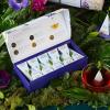 imageTea Forte Warming Joy Holiday Premium Petite Presentation Box Gift Set Sampler 10 Count 2 of Each Blend Individually Wrapped Handcrafted Pyramid Infuser BagsDemoiselle