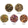 imageTea Forte Warming Joy Holiday Premium Presentation Box Gift Set Sampler 20 Count 4 of Each Blend Individually Wrapped Handcrafted Pyramid Infuser BagsMariposa