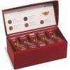 imageTea Forte Warming Joy Holiday Premium Presentation Box Gift Set Sampler 20 Count 4 of Each Blend Individually Wrapped Handcrafted Pyramid Infuser BagsWarming Joy