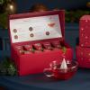 imageTea Forte Warming Joy Holiday Premium Presentation Box Gift Set Sampler 20 Count 4 of Each Blend Individually Wrapped Handcrafted Pyramid Infuser BagsWarming Joy