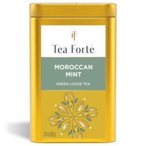 imageTea Forte Jasmine Green Premium Loose Leaf Caffeinated Green Tea Blend Canister Makes 3550 CupsMint
