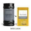 imageTea Forte Black Lychee Premium Loose Leaf Caffeinated Black Tea Blend Blend Canister Makes 3550 CupsCaramel Nougat