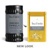 imageTea Forte Black Lychee Premium Loose Leaf Caffeinated Black Tea Blend Blend Canister Makes 3550 CupsOrchid Vanilla