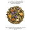 imageTea Forte White Ginger Pear Premium Loose Leaf Caffeinated White Tea Blend Canister Makes 3550 CupsWhite Ginger Pear