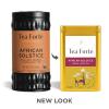 imageTea Forte African Solstice Premium Loose Leaf CaffeineFree Herbal Tea Blend Canister Makes 3550 CupsAfrican Solstice