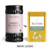 imageTea Forte Cherry Blossom Premium Loose Leaf Caffeinated Green Tea Blend Canister Makes 3550 CupsCherry Blossom