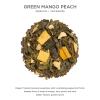 imageTea Forte Cherry Blossom Premium Loose Leaf Caffeinated Green Tea Blend Canister Makes 3550 CupsGreen Mango Peach