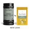 imageTea Forte Cherry Blossom Premium Loose Leaf Caffeinated Green Tea Blend Canister Makes 3550 CupsGreen Mango Peach