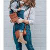 imageJuliet Holy Boys Girls Ankle Boots Platform Chunky Block Heel Slip On Lug Sole Chelsea Booties for Toddler Little Big KidCamel Beige