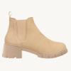 imageJuliet Holy Boys Girls Ankle Boots Platform Chunky Block Heel Slip On Lug Sole Chelsea Booties for Toddler Little Big KidKhaki